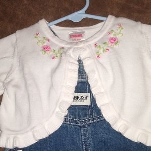 Osh Kosh Denim Dress and Gymboree Sweater